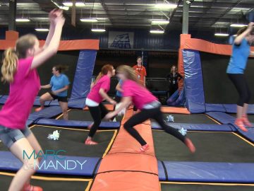 Ultimate Bride Challenge Part 2: Sky Zone Bouquet Toss