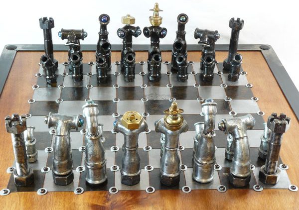 Diy-Recycled-Chess