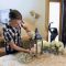 Vintage Lantern Centrepiece