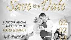 wedding graphic for mandm
